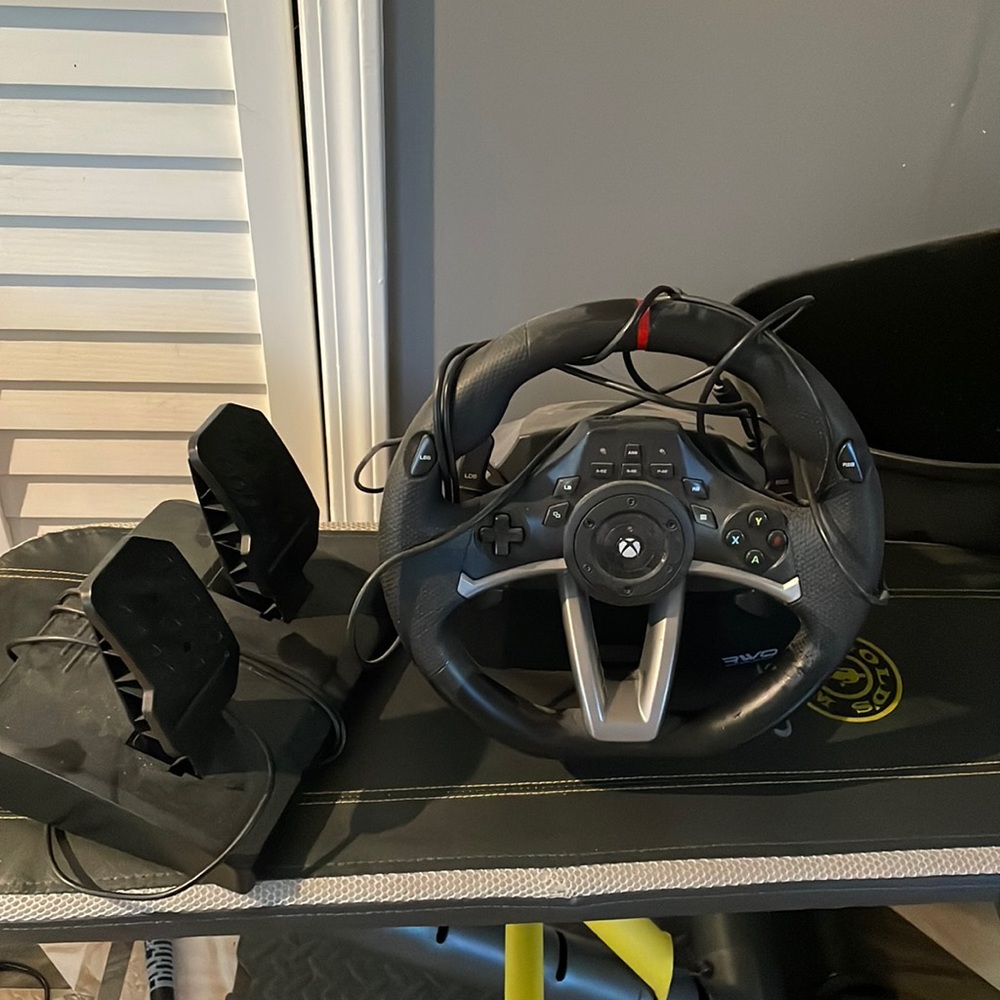 Xbox steering wheel set up